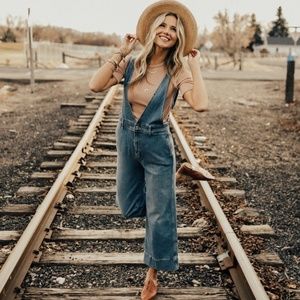 Free People A-line Overalls